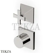 Zucchetti Bellagio Термостат для душа, 1 выход, внешняя часть ZB1801.C8, nickel глянец