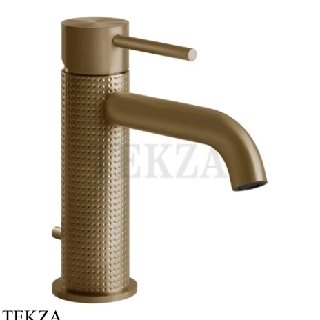 Gessi 316 CESELLO Смеситель для раковины, с донным клапаном 54401-791, Deep Bronze Brushed PVD
