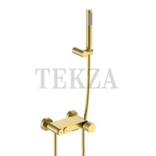 Boheme Stick Смеситель для ванны с изливом и гарнитуром Stick 123-MG.2 Mat Gold c ручкой TOUCH
