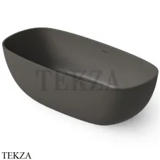 Dea Design Modern Ванна отдельностоящая скругленная 180x85 Solid Surface DD8666 1800 5, Graphite №5