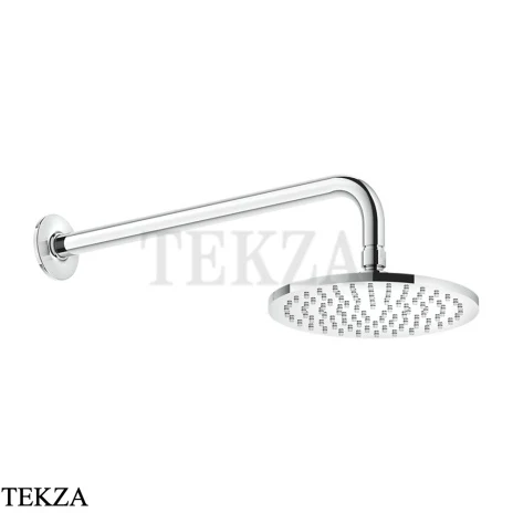 Gessi INCISO SHOWER Верхняя душевая лейка 20 с кронштейном 58148-031, хром глянец