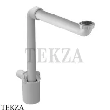 Duravit Сифон экономичный для раковины 0050760000, размер ввод/отвод-1 1/4", белый глянец