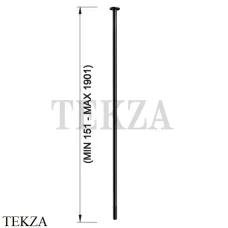 Gessi INCISO Излив для раковины потолочный под размер 15-190 см 58299-706, Black Metal PVD