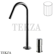 FIMA Carlo Frattini Spillo TECH V Смеситель для раковины, с донным клапаном F3271TNCVCN, Black chrome