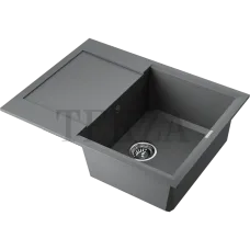 Omoikiri Sakaime 68 Кухонная мойка Tetogranit прямоугольная с крылом 4993193 платина