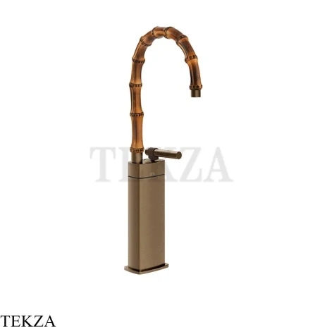 Gessi Jacqueline Смеситель для раковины высокий, без донного клапана 77005-761, бронза Coffee