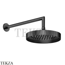 Gessi Inverso RIGATO Верхняя душевая лейка с кронштейном 63548-706, Black Metal