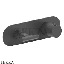 Fantini Sailing Термостат для душа, на 2 потока, внешняя часть 67P5J272B, Matt Gun Metal