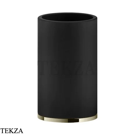 Gessi INCISO accessories Стакан настольный, композит черный 58532-720, Nickel PVD