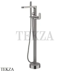 Boheme SPECTRE Смеситель для ванны напольный, с гарнитуром 459-GM, gun metall