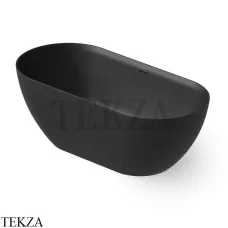 Dea Design Edge Ванна отдельностоящая овальная 160x75 Solid Surface DD8919 1600 16, Black №16