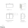 Flaminia Cubika модуль хранения подвесной 70×37×50 см, 2 дверцы, белый матовый