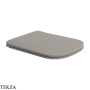 Flaminia Play сиденье с крышкой Slim с микролифтом 36×44,5×4,2 см, серый Cenere матовый
