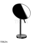 Gessi Pelle Tresse Зеркало косметическое поворотное х2, без подсветки 74573-706, Black Metal PVD