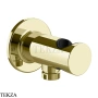 Gessi INCISO SHOWER Держатель для душа с выводом для шланга 58161-710, Brass PVD