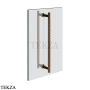 Gessi Pelle Tresse Полотенцедержатель для крепления на стекло, 60 см 78633-030, Copper PVD