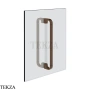 Gessi Perle Полотенцедержатель для крепления на стекло, 20 см 74630-845, бронза Dark Brush
