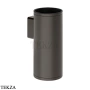 Gessi Pelle Tresse Стакан настенный с держателем 78507-707, Black Metal Brushed PVD