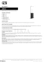 Gessi Rettangolo Стойка напольная с бумагодержателем и ершиком, черный 20934-791, Deep Bronze Brushed PVD