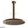 Gessi 316 SHOWER Верхняя душевая лейка D21,8 с креплением 54151-708, Copper Brushed PVD