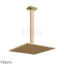 Gessi Rettangolo shower Верхний душ с потолочным кронштейном под размер 15199-735, Warm Bronze PVD