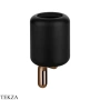 Gessi Goccia Стакан настенный, черная керамика 38008-030, Copper PVD