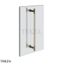Gessi Pelle Tresse Полотенцедержатель для крепления на стекло, 60 см 78733-433, Crème/ Nickel PVD