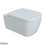 Flaminia Play унитаз подвесной GoClean чаша без ободка PY118GAP, голубой Azzurro Polvere глянец