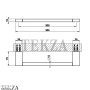 Gessi Origini Полотенцедержатель короткий 30 см 66500-791, Deep Bronze Br. PVD