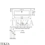 Villeroy & Boch Subway 2.0 Раковина 130х47 для установки на тумбу, с переливом 7176D001, белый глянец