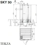 Effegibi SKY GLASS 30 Сауна домашняя финская или BIO SA55210027