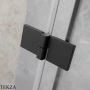 Radaway Essenza Pro S1 Боковая стенка 90 см, 10098090-01-01, черный матовый
