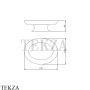 Nicolazzi Bagno Classica Мыльница овальная настольная 6000, белая керамика