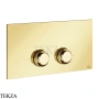 Gessi VENTI20 Клавиша смыва для инсталляции Viega Prevista 54661-246, Gold PVD