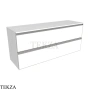 Flaminia Cubika тумба под раковину подвесная 120×37×50 см, 2 ящика, белый матовый