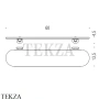 Colombo BASIC Полка стеклянная с держателями B2716.CR, хром глянец