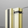 Radaway Nes DWJS Душевая дверь 140 см, правая R, 10038140-98-01R, брашированное светлое золото