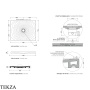 Flaminia Water Drop душевой поддон 90×72×5,5 см, белый глянец