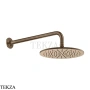 Gessi INCISO SHOWER Верхняя душевая лейка 30 с кронштейном 58248-761, Coffee Bronze Br. PVD