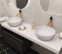 ARMADI ART FLAT Столешница прямая 869-160-CLCT, CALACATTA (белый с серыми прожилками)