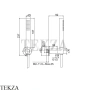 FIMA Carlo Frattini Душевой комплект, ручной душ ABS F2287/4BS, белый матовый