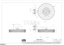 Gessi Pelle Tresse Верхняя лейка с кронштейном D30,5 см, 78148-720, Nickel PVD