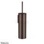 Dornbracht Ёршик для унитаза настенный, ворс черный 83910979-43, Dark Bronze сатинированный (PVD)