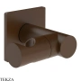 Gessi Incastri Держатель для душевой лейки поворотный 73060-845, бронза Dark Brush