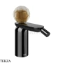 Gessi Perle Смеситель для биде с донным клапаном 74467-706, black хром глянец