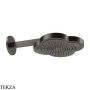 Gessi Ludovica Верхняя душевая лейка с кронштейном из стены 76149-707, black хром Brush