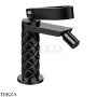 Gessi Pelle Laccetto Смеситель для биде, с донным клапаном Stop&Go, 78467-439, Nero/Black Metal PVD