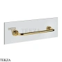 Gessi VENTI20 Полотенцедержатель для крепления на стекло, 30 см 65511-246, Gold PVD