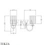 Devon&Devon JASMINE 2 Светильник лампа на кронштейне DEJASMINE2CR, хром глянец