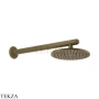 Gessi Goccia Верхняя лейка с кронштейном D20 см 33655-713, Antique Brass